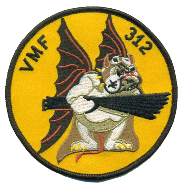 Reproduction VMF-312 Checkerboards WWII USMC Patch