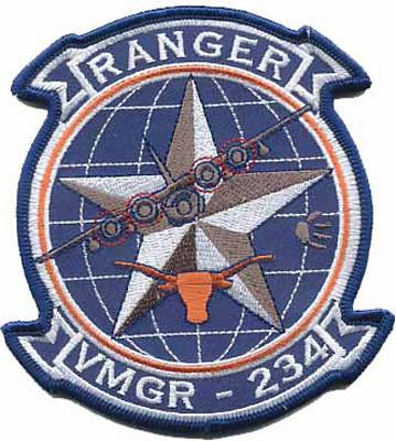 VMGR-234 Rangers USMC Patch  - Marine Aerial Refueler Transport Squadron