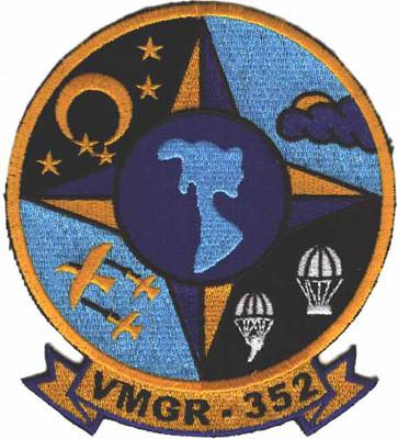 VMGR-352 Raiders USMC Patch  - Marine Aerial Refueler Transport Squadron