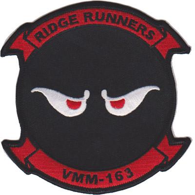 VMM-163 Ridge Runners USMC Patch - Officially Licensed