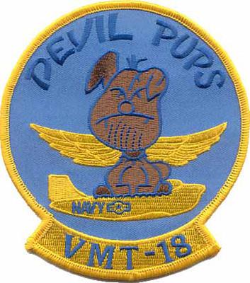 VMT-18 "Devil Pups" - Marine Training Squadron USMC Patch
