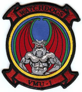 VMU-1 WATCHDOGS USMC Patch - Full Color