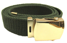 Military Web Belt with Buckle
