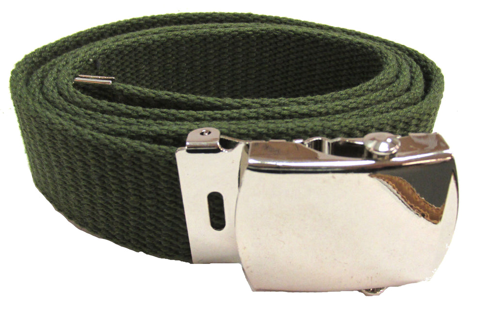 Military Web Belt With Closed Buckle