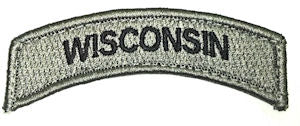 State Tab Patches - Wisconsin
