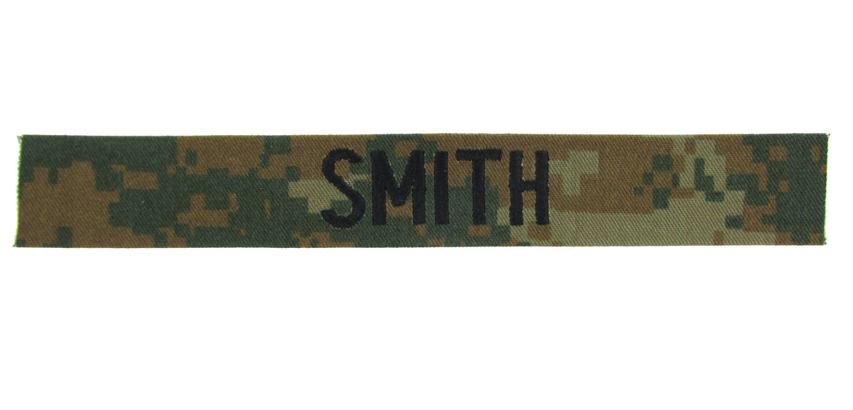 USMC Woodland Digital Name Tape - U.S. Marines MARPAT