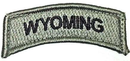 State Tab Patches - Wyoming