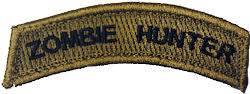 Zombie Hunter Tab Morale Patch - Various Colors
